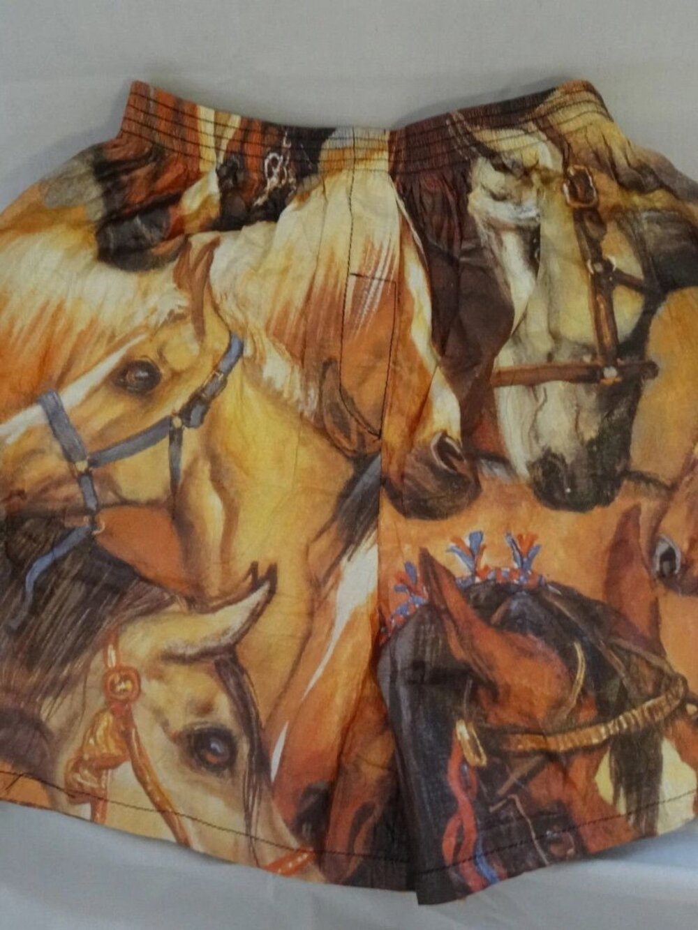 PRIDE Horse Horses Equine Mustang S M L Stretch Shorts Tyvek Swimming Trucks
